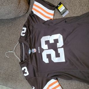 NFL Browns jersey, #23 Haden, women's XXL.